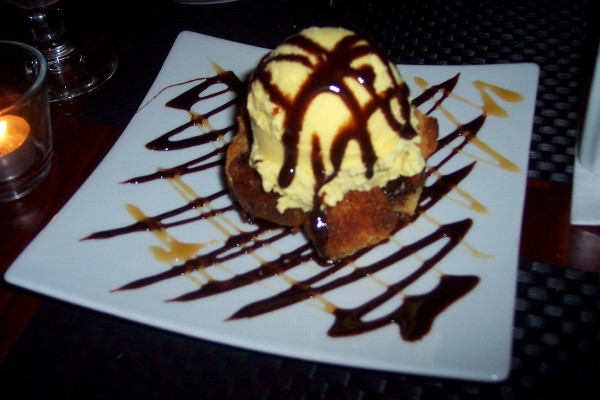 photo of brioche bread pudding from 88 Wharf, Milton, MA