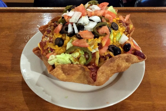 photo of taco salad from Cronin's Publick House, Quincy, MA