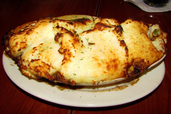 photo of shepherd's pie from Finnegan's Wake, Walpole, MA