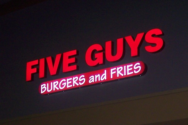 photo of Five Guys Burgers, Dedham, Massachusetts