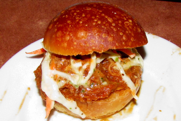 photo of pulled pork slider from the Good Dog Bar and Restaurant, Philadelphia, PA