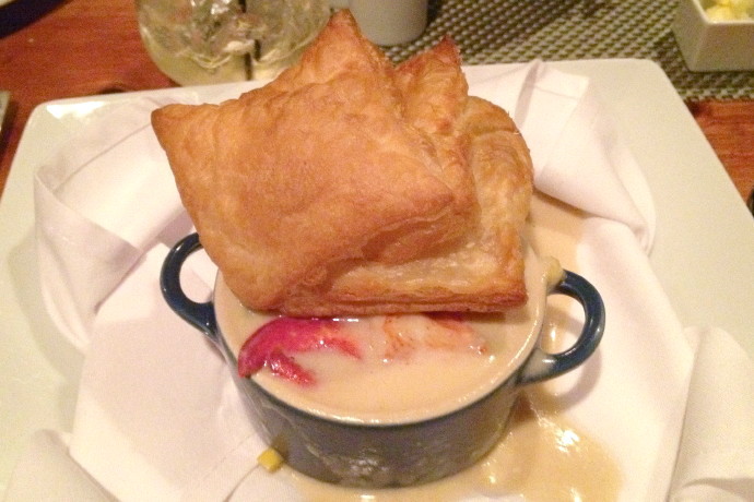 photo of lobster pot pie from the Kennebunk Inn, Kennebunk, ME
