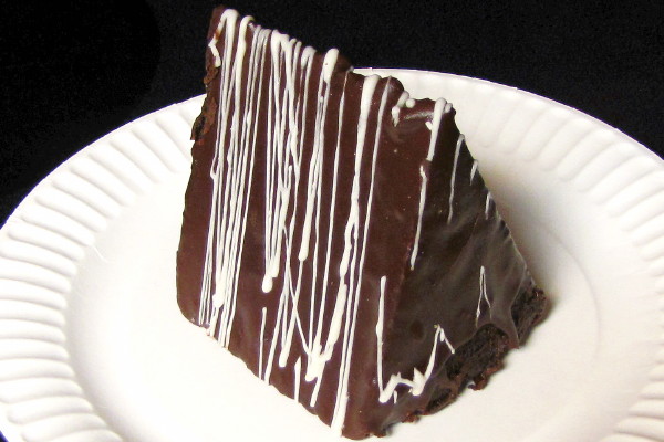 photo of chocolate cake with vanilla drizzle from Montilio's, Braintree, MA