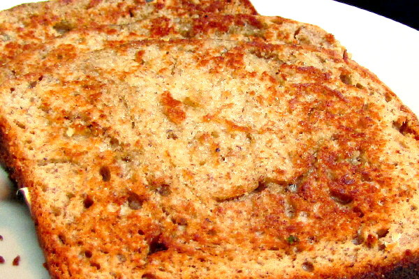 photo of grilled banana bread from Niko's Restaurant, Weymouth, MA