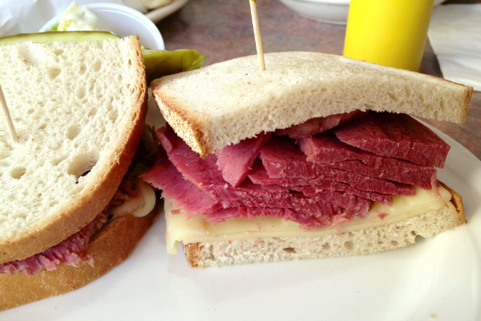 photo of corned beef sandwich from Star on 18 Diner, New York, NY