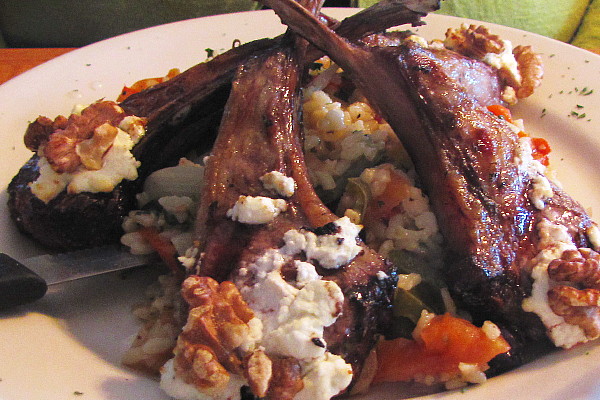 photo of lamb chops from the Swanton Street Diner, Winchester, MA