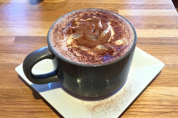 photo of hot chocolate from Tasty on the Hill, Medford, MA
