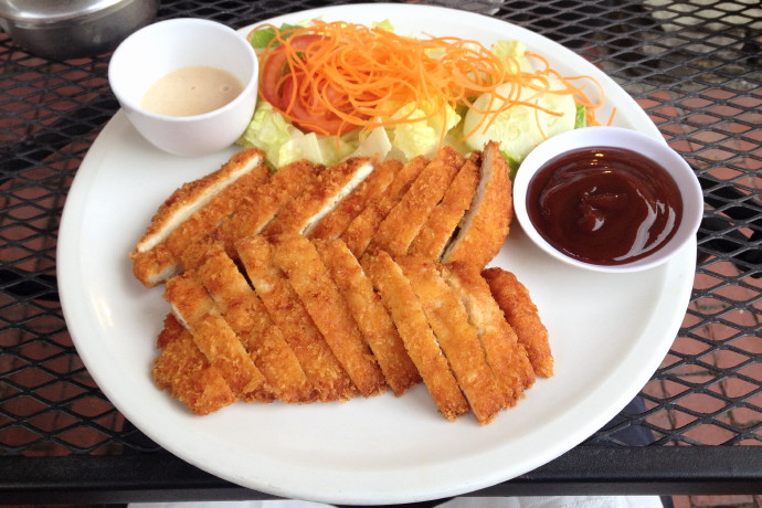 photo of chicken katsu from Village Sushi and Grill, Roslindale, MA