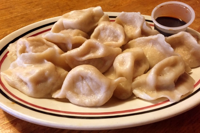 photo of dumplings from Wang's Fast Food, Somerville, MA