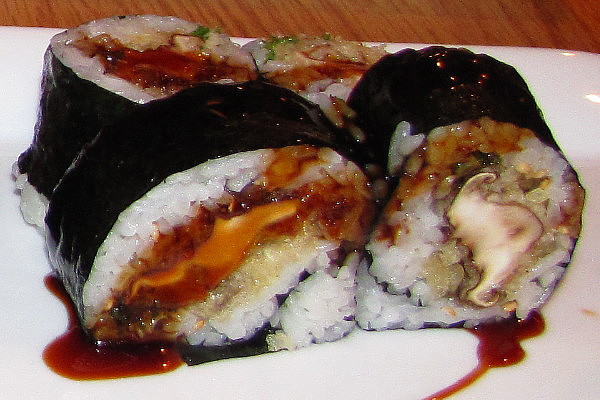 photo of shiitake mushroom tempura maki from Aji, Newton, MA
