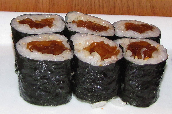 photo of sweet gourd maki from Aji, Newton, MA