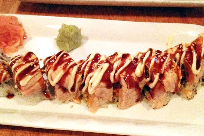 photo of spicy mango tuna maki from Aji, Newton, MA