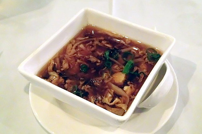 photo of hot and sour soup from All Seasons Table, Malden, MA