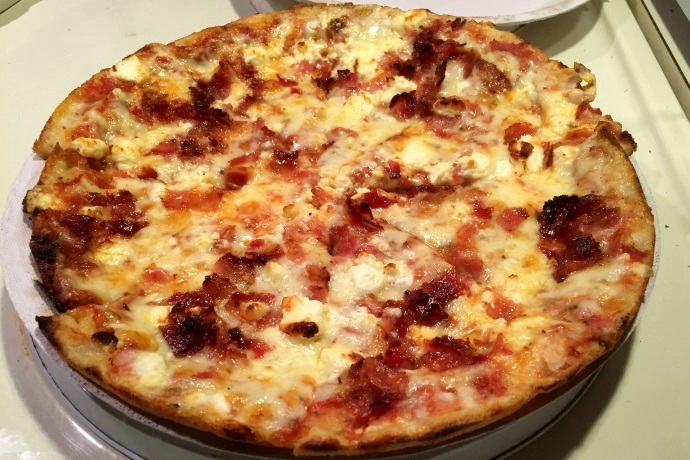 photo of bacon feta pizza from the Alumni, Weymouth, MA