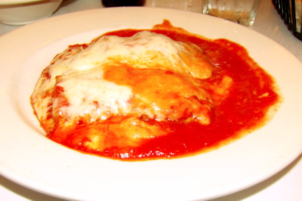 photo of eggplant braciolitine from Antonio's Cucina Italiana, Boston, MA