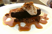 photo of chocolate cake from Area Four, Cambridge, MA
