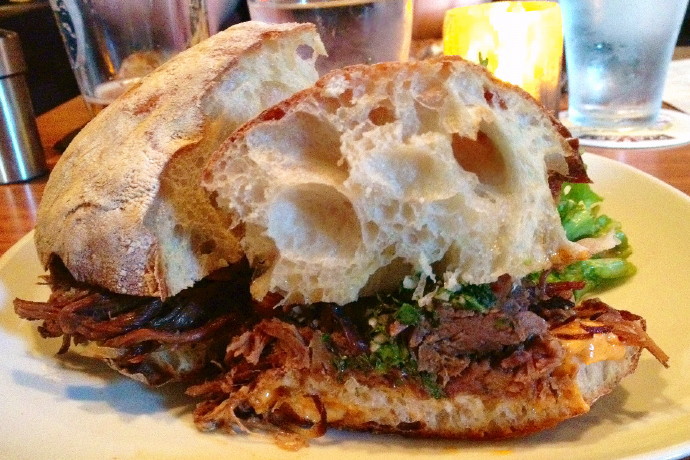 photo of Argentine beef sandwich from Armsby Abbey, Worcester, MA