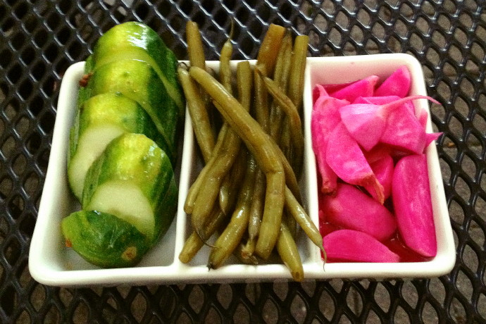photo of pickled veggies from Ashmont Grill, Dorchester, MA