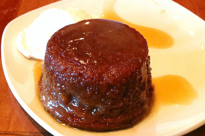 photo of sticky toffee pudding from Ashmont Grill, Dorchester, MA