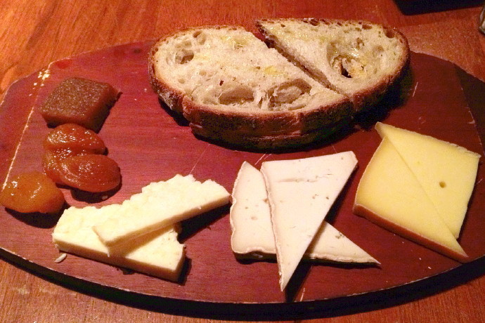 photo of cheese plate from Atwood's Tavern, Cambridge, MA
