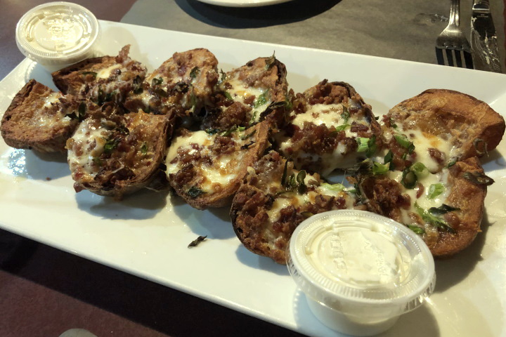photo of potato skins from Backstreet Grille and Tavern, Stoughton, MA