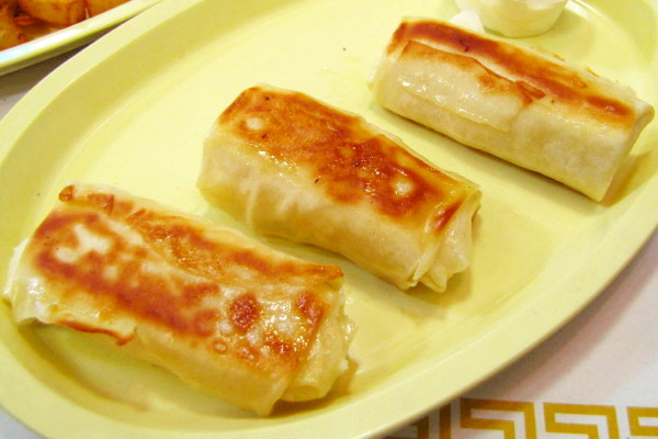 photo of cheese blintzes from Barry's Village Deli, Waban, MA