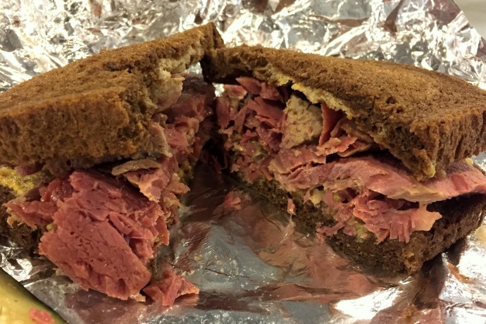 photo of corned beef sandwich from Beantown Pastrami, Boston, MA