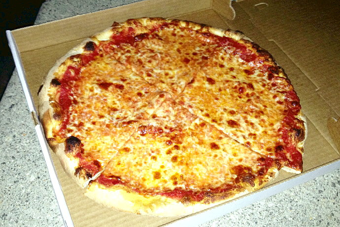 photo of pizza from Bianchi's, Revere, MA
