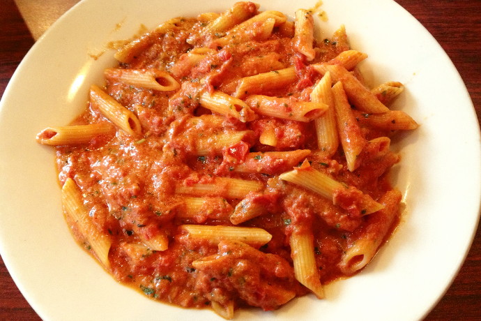 photo of penne with vodka sauce from Bottega di Capri, Brookline, MA