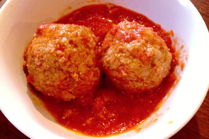 photo of meatballs from Bottega di Capri, Brookline, MA