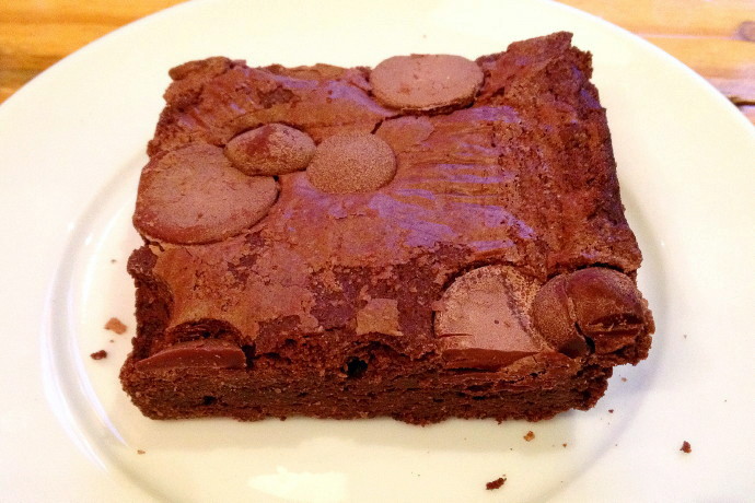 photo of a brownie from Bourbon Coffee, Cambridge, MA