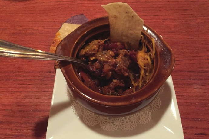 photo of chili from Brothers Restaurant, Brookline, MA
