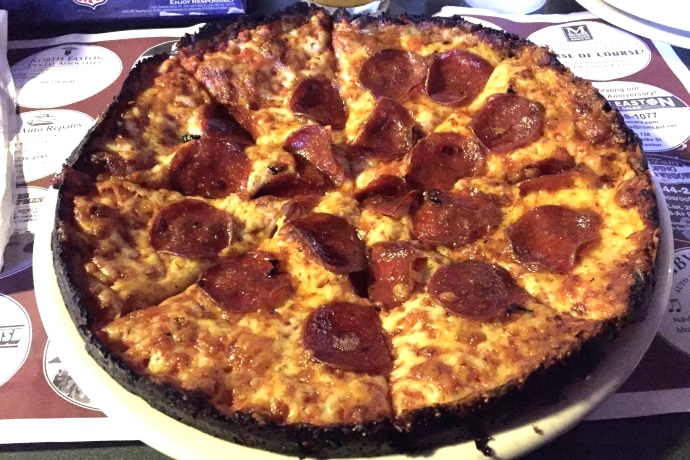 photo of pepperoni pizza from Buddy's Union Villa, Easton, MA