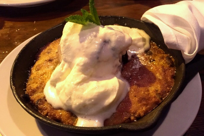 photo of skillet cookie with ice cream from CK Pearl, Essex, MA, MA