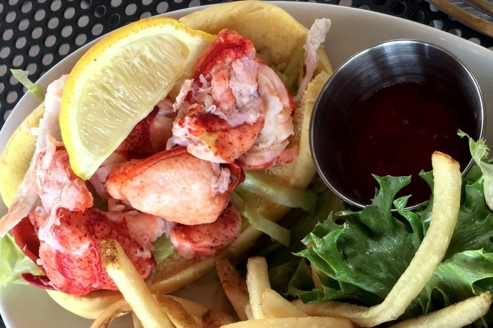 photo of lobster roll from CK Pearl, Essex, MA