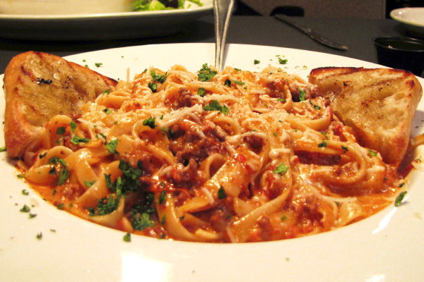 photo of linguini bolognese from Cast Iron Kitchen, Maynard, MA