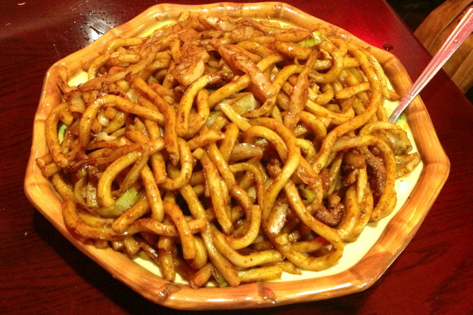 photo of Shanghai chow mein from China King, Boston, MA