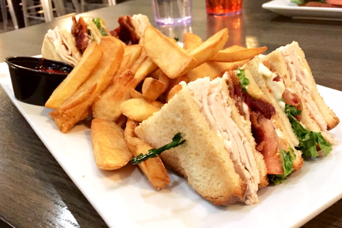 photo of a turkey club from City Streets, Waltham, MA
