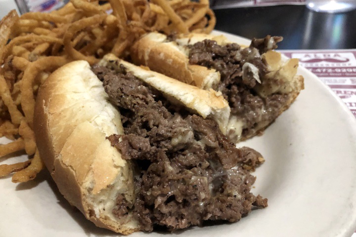 photo of cheesesteak from Coop's Bar and Grille, Quincy, MA