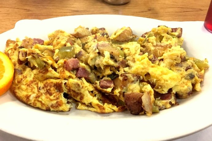 photo of hash scrambler from Corner Cafe, Stoughton, MA