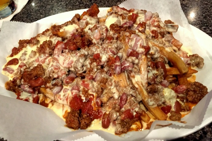 photo of chili cheese fries from Costello's Tavern, Jamaica Plain, MA
