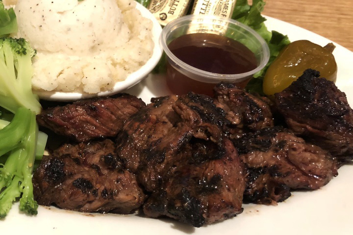 photo of steak tips from Cronin's Publick House, Quincy, MA