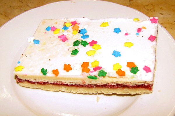 photo of raspberry pop tart from Danish Pastry House, Medford, MA