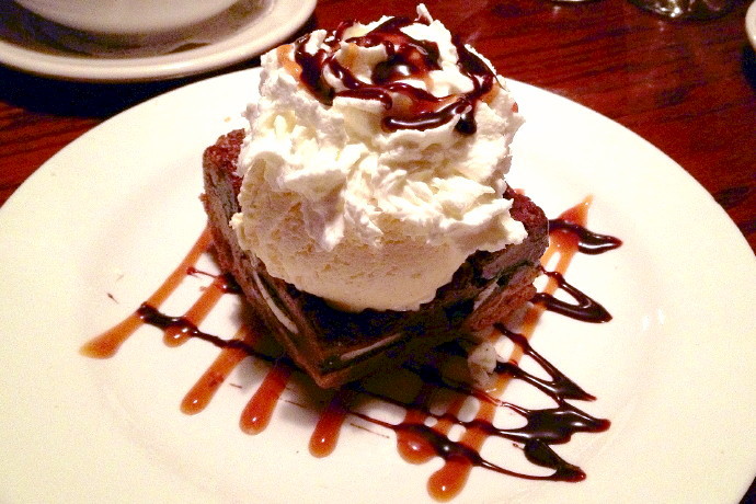 photo of brownie sundae from the Dogwood Cafe, Jamaica Plain, MA