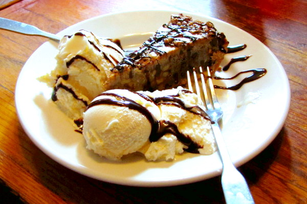 photo of cookie dough pie from the Eagle Brook Saloon, Norfolk, MA
