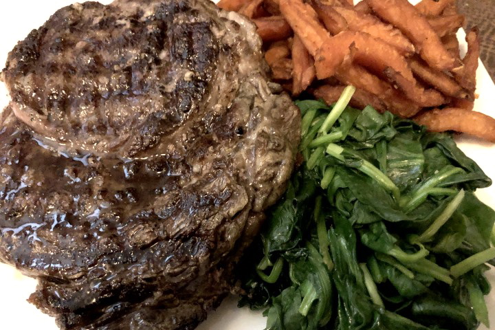photo of ribeye steak from 8/10 Bar and Grille, Everett, MA