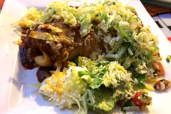 photo of chimichanga from El Mariachi, Framingham, MA