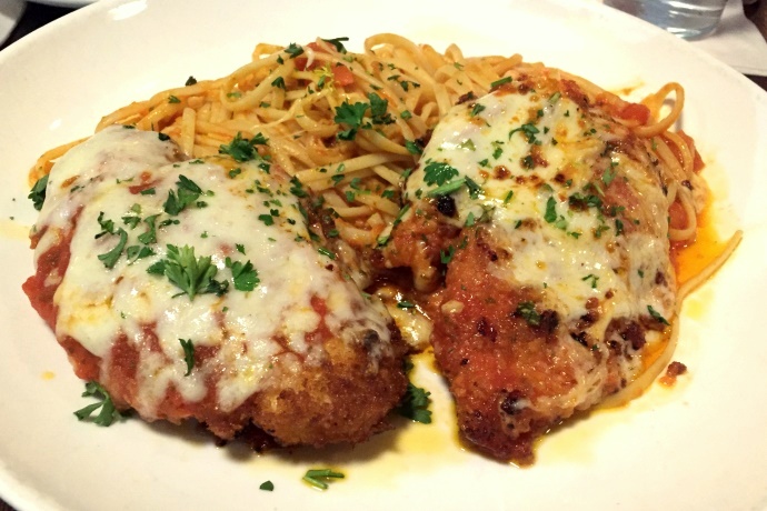 photo of chicken parmigiana from The Fairmount Grille, Hyde Park, MA
