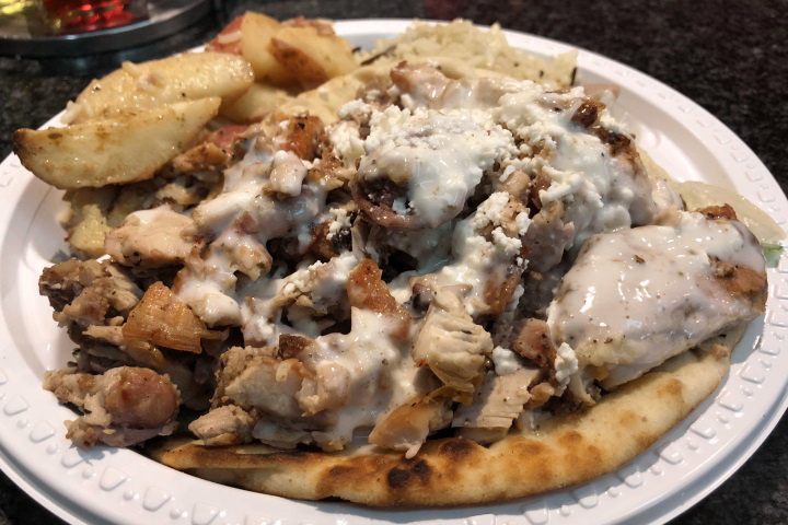 photo of chicken gyro from Farm Grill and Rotisserie, Newton, MA
