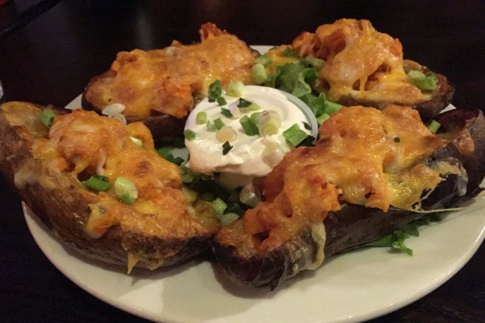 photo of Buffalo potato skins from First House Pub, Winchester, MA